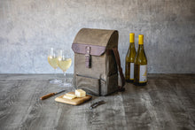 Load image into Gallery viewer, 2 Bottle Insulated Wine & Cheese Cooler Tote
