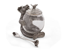 Load image into Gallery viewer, Pewter Bear Honey Pot
