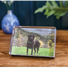 Load image into Gallery viewer, Emory Simon Pearce Glass Photo Block