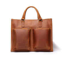 Load image into Gallery viewer, Leather Briefcase  & Messenger Bag