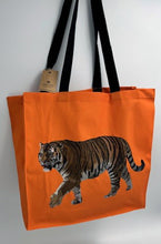 Load image into Gallery viewer, Tiger tote, exclusively ours, handmade in UK