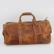 Load image into Gallery viewer, Weekender Leather Duffle Bag