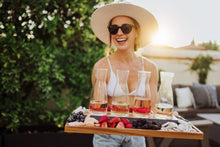 Load image into Gallery viewer, Cava Wine Tasting Kit with 4 Glass Carafes