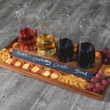 Load image into Gallery viewer, Cava Wine Tasting Kit with 4 Glass Carafes