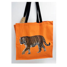 Load image into Gallery viewer, Tiger tote, exclusively ours, handmade in UK