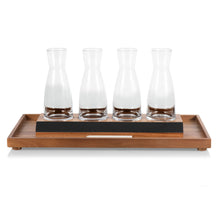 Load image into Gallery viewer, Cava Wine Tasting Kit with 4 Glass Carafes