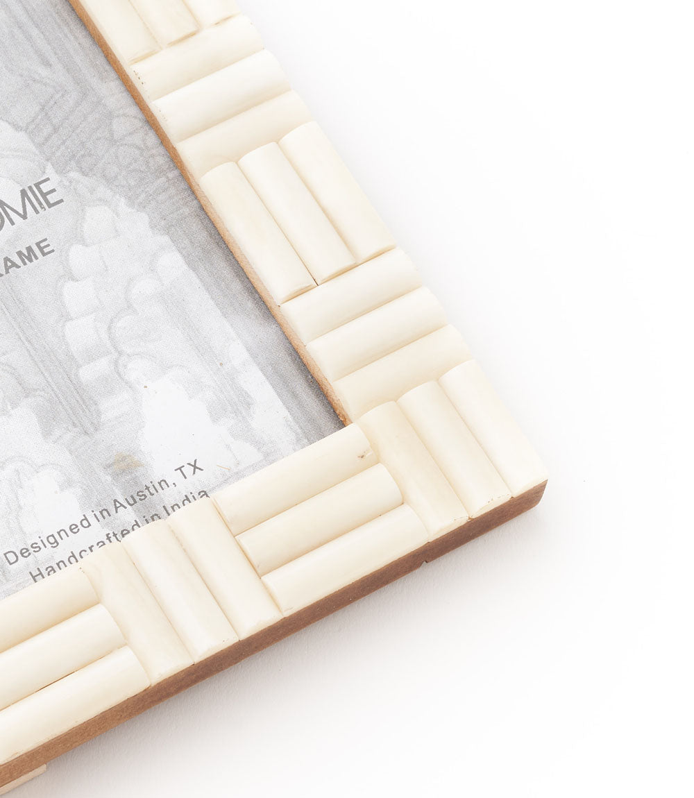 Vaishali Carved Natural Bone Picture Frame Hamilton Business Gifts