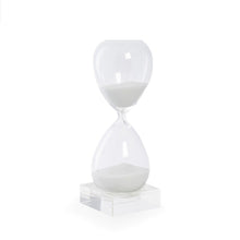 Load image into Gallery viewer, Crystal Sand Timer on Crystal Base