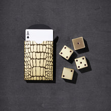 Load image into Gallery viewer, L'Objet Crocodile Box with Playing Cards