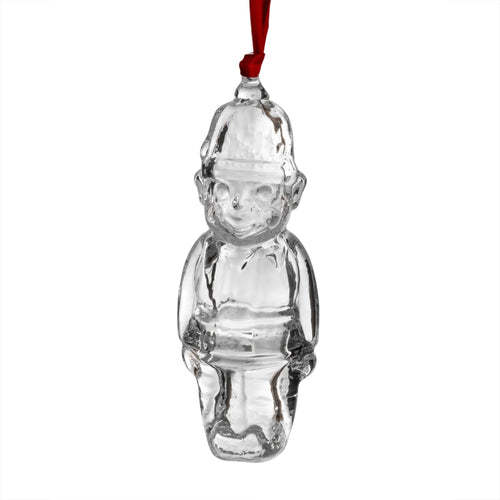 Steuben Elf Ornament