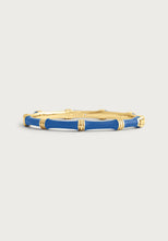 Load image into Gallery viewer, Bamboo Enameled Hinged Bangle