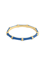 Load image into Gallery viewer, Bamboo Enameled Hinged Bangle