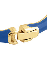 Load image into Gallery viewer, Bamboo Enameled Hinged Bangle