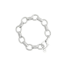 Load image into Gallery viewer, Silver Neptune Chain Bracelet