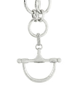 Load image into Gallery viewer, Cheval Medium Bit Pendant, Silver