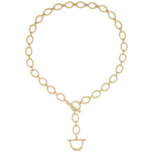 Load image into Gallery viewer, Cheval Braided Chain Lariat Necklace