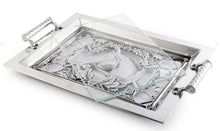 Load image into Gallery viewer, Equestrian Horse Glass Top Serving Tray