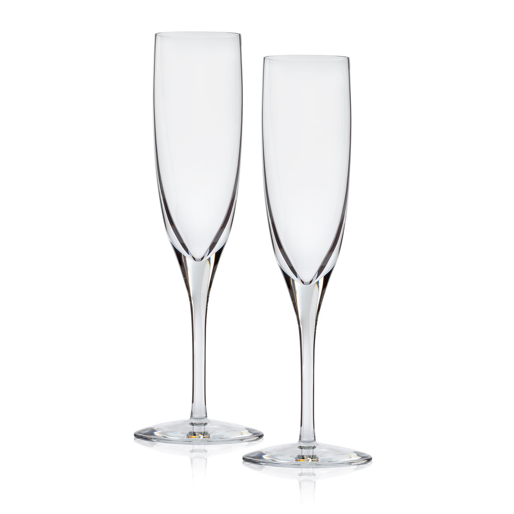 Steuben Century Champagne Pair