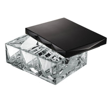 Load image into Gallery viewer, Baccarat Louxor Black and Clear Small Box