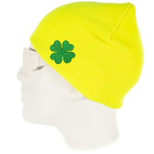 Load image into Gallery viewer, Flame Resistant &quot;Stay Lucky&quot; HiVis Skull Cap With Shamrock Logo