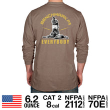 Load image into Gallery viewer, &quot;Benchmark VS Everybody&quot; Flame Resistant Long Sleeve Shirt