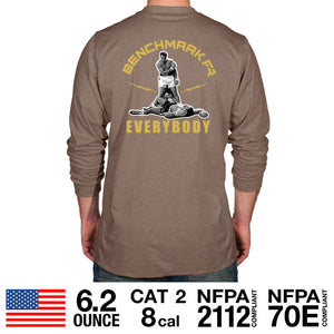 "Benchmark VS Everybody" Flame Resistant Long Sleeve Shirt