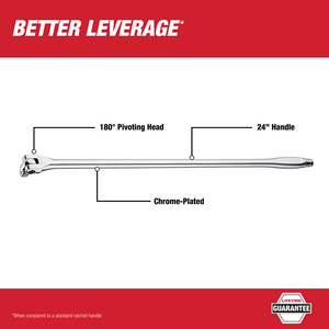 1/2" Drive Breaker Bar 24"