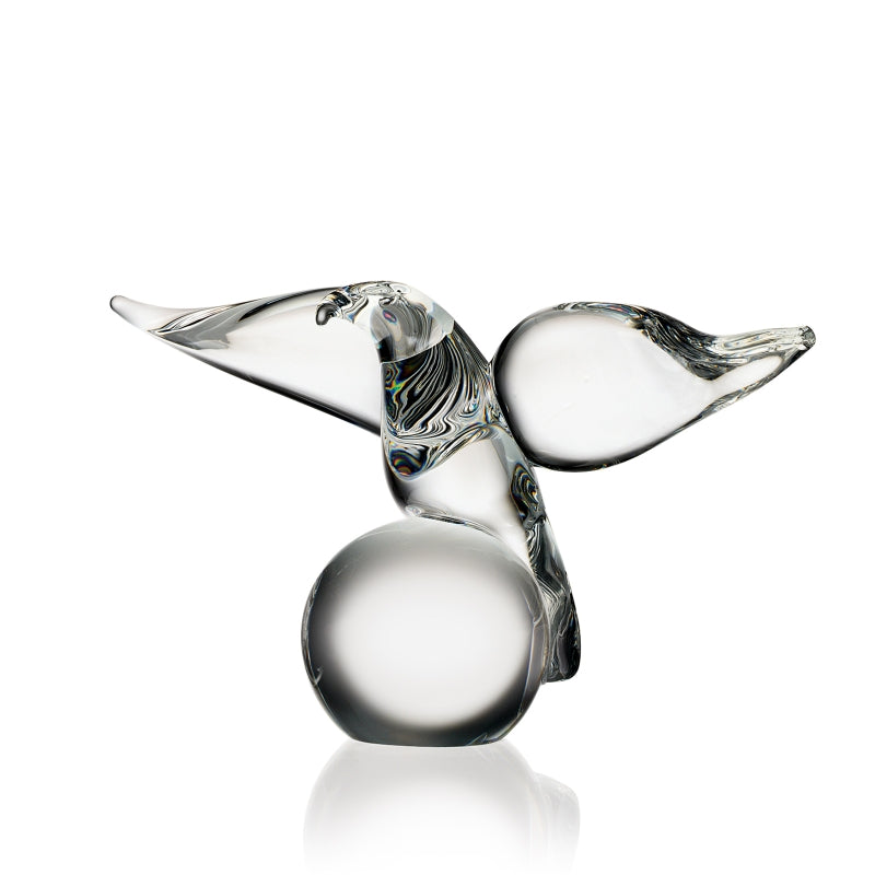 Steuben Eagle On Crystal Ball