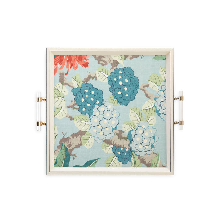 Amanda Carol Enchanted Garden (Aqua) – Square
