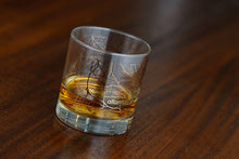 Load image into Gallery viewer, Gold Leaf Atlanta Map Rocks Glass
