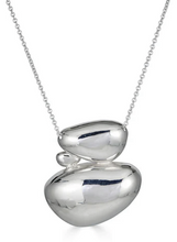 Load image into Gallery viewer, Sterling Silver Pebble Cairn Necklace