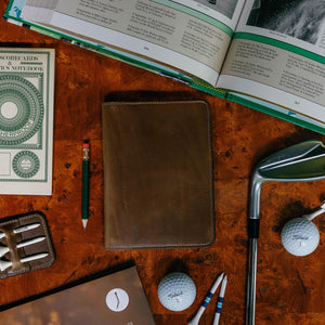 Leather Golf Scorecard Holder
