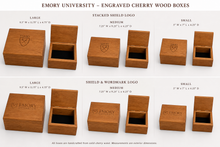 Load image into Gallery viewer, Emory University Handcrafted Wooden Box