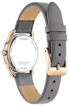 Load image into Gallery viewer, Citizen Ladies Drive Eco-Drive Watch – Gray Leather Strap