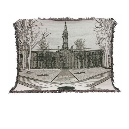 Custom Woven Nassau Hall Blanket, EXCLUSIVELY OURS