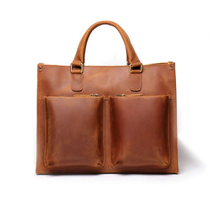 Dagmar Leather Briefcase  & Messenger Bag