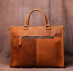 Dagmar Leather Briefcase  & Messenger Bag