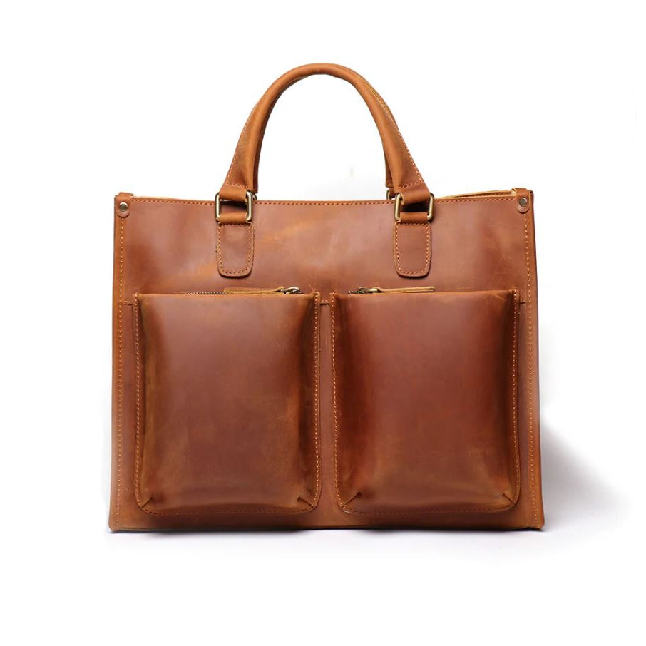 Dagmar Leather Briefcase  & Messenger Bag