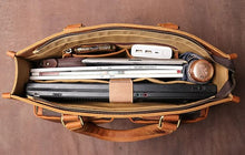 Load image into Gallery viewer, Dagmar Leather Briefcase  &amp; Messenger Bag