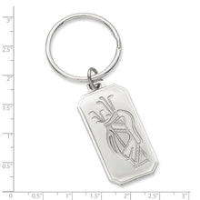Load image into Gallery viewer, Polished Golf Bag Key Ring