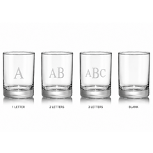 Load image into Gallery viewer, Personalized Glass Double Old Fashion Set of 4