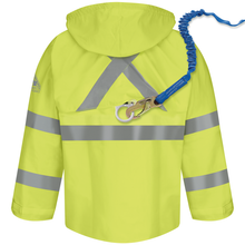 Load image into Gallery viewer, Men&#39;s FR Hi-Visibility Rain Jacket with Hood