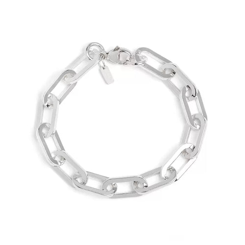 Sterling Silver Extra Large 7.9mm Long Link Bracelet