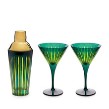 Load image into Gallery viewer, L'Objet Prism Cocktail Set - Green