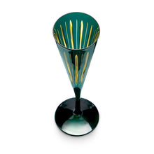 Load image into Gallery viewer, L'Objet Prism Champagne Flutes - Green (Set of 4)