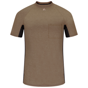 Men's FR Short Sleeve Base Layer with Concealed Chest Pocket