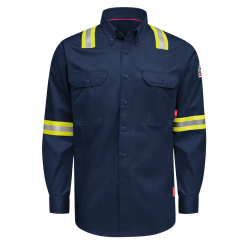 iQ Series Men’s Enhanced-Vis Midweight Comfort Woven Shirt