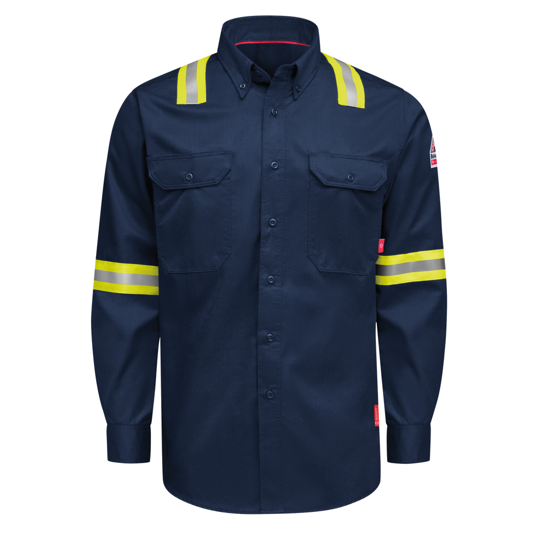 iQ Series Men’s Enhanced-Vis Midweight Comfort Woven Shirt