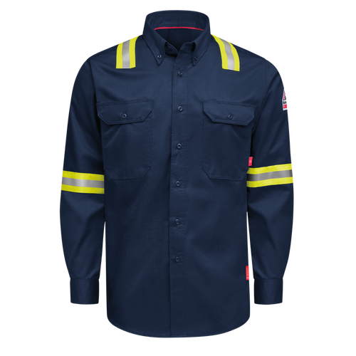 iQ Series Men’s Enhanced-Vis Midweight Comfort Woven Shirt