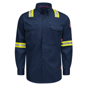 iQ Series Men’s Enhanced-Vis Midweight Comfort Woven Shirt